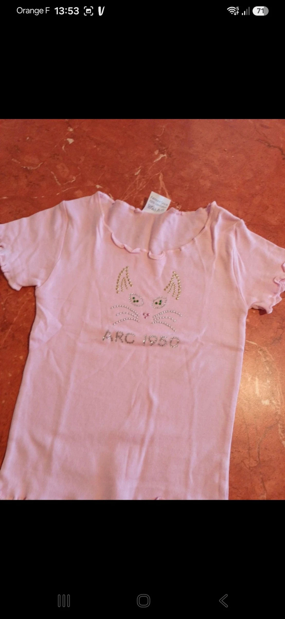 T.shirt fille taille 24 mois